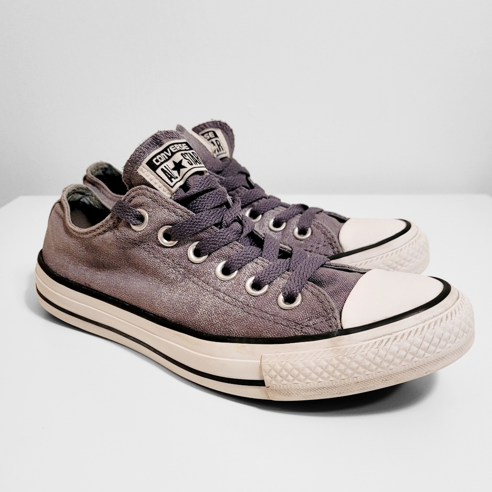 Converse All Star Chuck Taylor 545025F Low Top Gray Sneaker Women's Size 7 Shoes